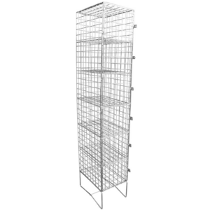 Wire mesh lockers