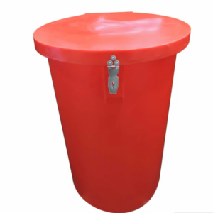 100L Round Medical/Hazardous Waste Bin