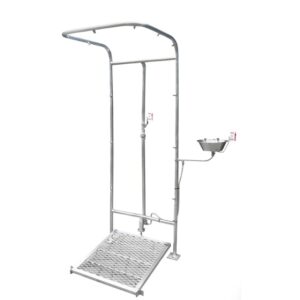 Double Combo Operated Safety Shower